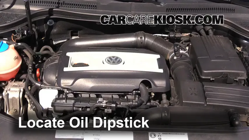 2013 Volkswagen CC Sport Plus 2.0L 4 Cyl. Turbo Sedan (4 Door) Oil Check Oil Level